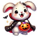 Halloween Wonder Animals Fabric Panel 16