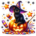 Halloween Wonder Animals Fabric Panel 22
