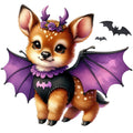 Halloween Wonder Animals Fabric Panel 34