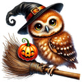 Halloween Wonder Animals Fabric Panel 51