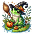 Halloween Wonder Animals Fabric Panel 75