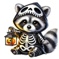 Halloween Wonder Animals Fabric Panel 85