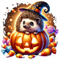 Halloween Wonder Animals Fabric Panel 87