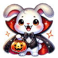Halloween Wonder Animals Fabric Panel 9