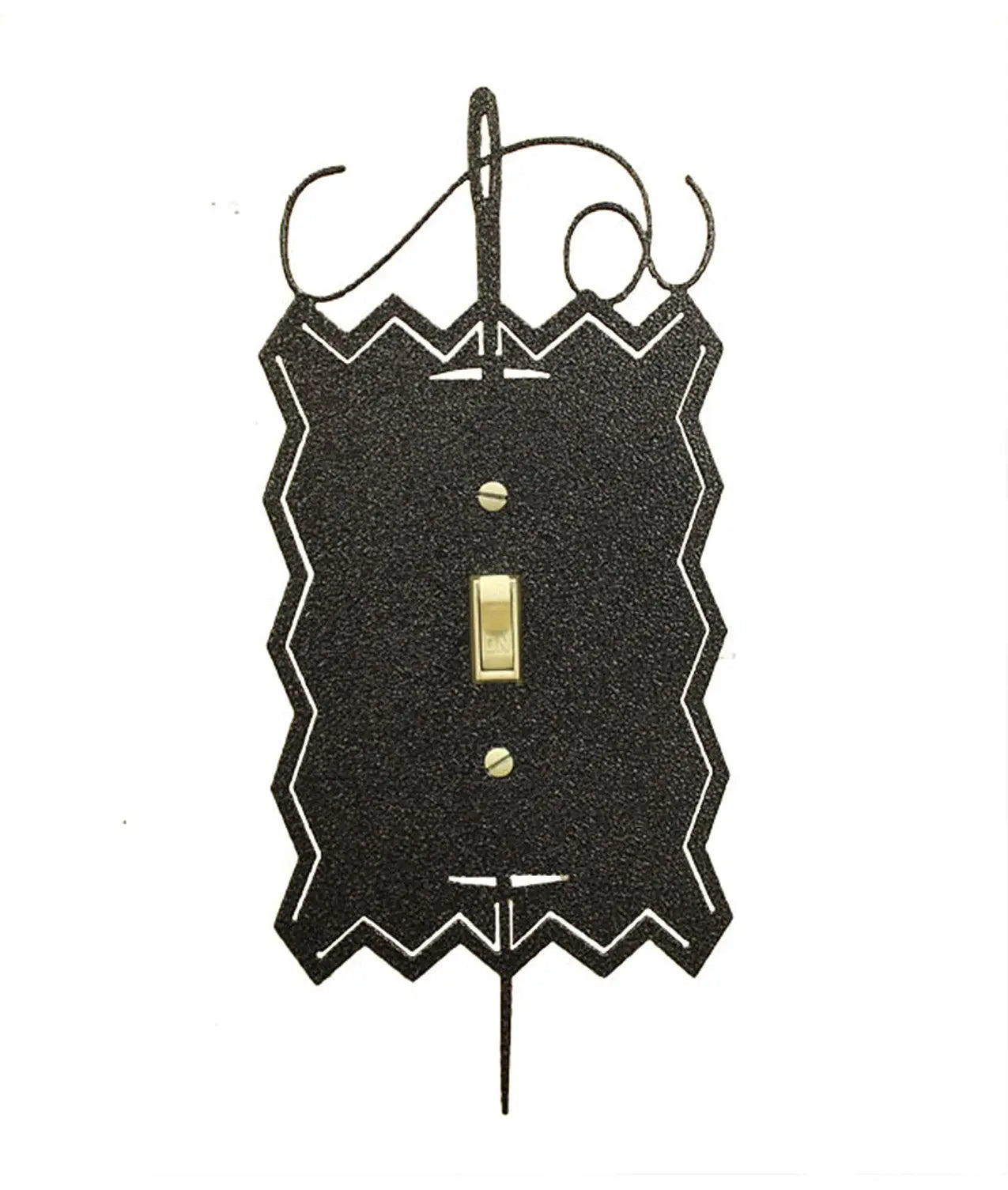 Hand Painted Needle & Thread Single Switch Cover