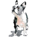 Handdrawn Doodle Dog Fabric Panel 10
