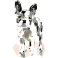Handdrawn Doodle Dog Fabric Panel 11