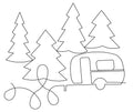 Happy Camper Digital E2E Pantograph for Quilting
