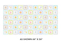 Happy Heart - Squares Panel (44"x24")