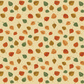 Harvest Gathering - Small Leaves - Light Gold 44" / 45" Fabric Per Yard