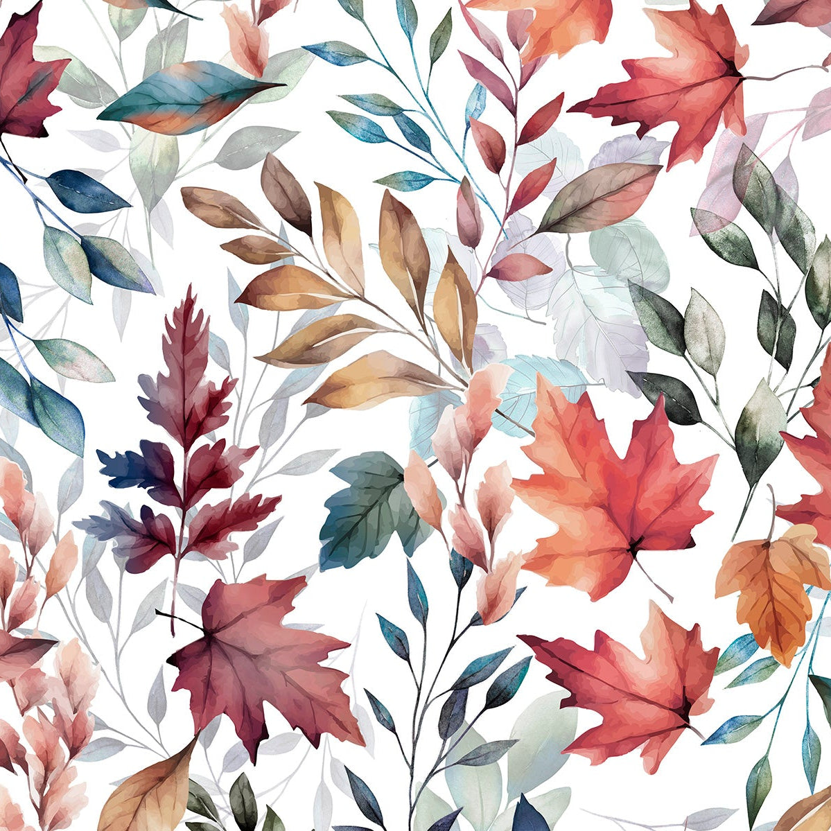 Multi Harvest Hues Digital Cuddle 58/60" Fabric Per Yard