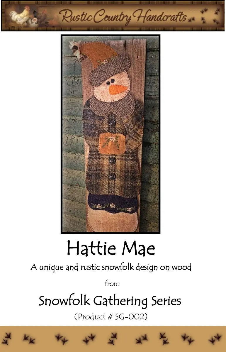 Hattie Mae Wool Applique