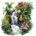 Hawaiian Paradise Fabric Panel 12