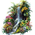 Hawaiian Paradise Fabric Panel 13