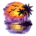 Hawaiian Paradise Fabric Panel 21