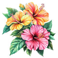 Hawaiian Paradise Fabric Panel 38