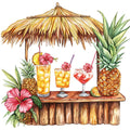 Hawaiian Paradise Fabric Panel 7