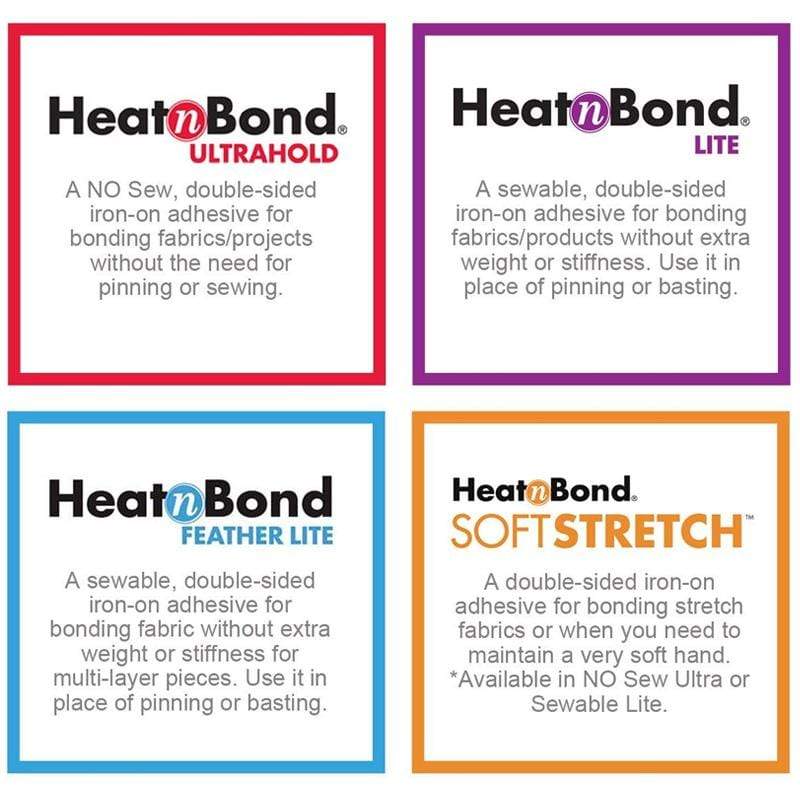 HeatnBond Soft Stretch Ultra Iron-On Adhesive Roll, 17 in x 2 yds