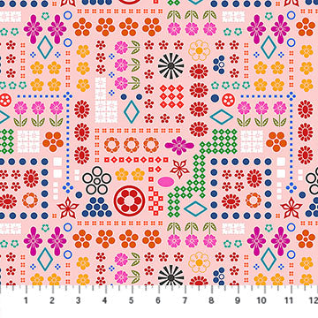 High Score Blush Yesterday Cotton 44"/45" Fabric Per Yard