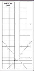 High Shank DMQuilting 5in Straight Away Template