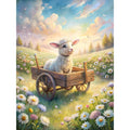 Highland Cow Scenes Fabric Panel 24
