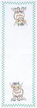 Highland Cow Table Runner