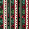 Holiday Farmhouse Plaid - Farmhouse Stripe 44" / 45" Fabric Per Yard