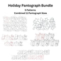 Holiday Paper Pantograph Bundle - Set of 5