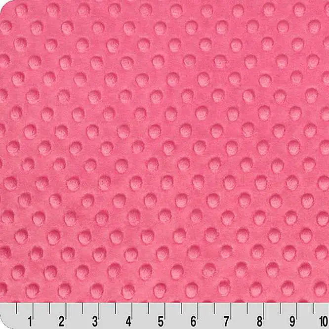 Hot Pink Cuddle Dimple 58/60" Fabric per yard