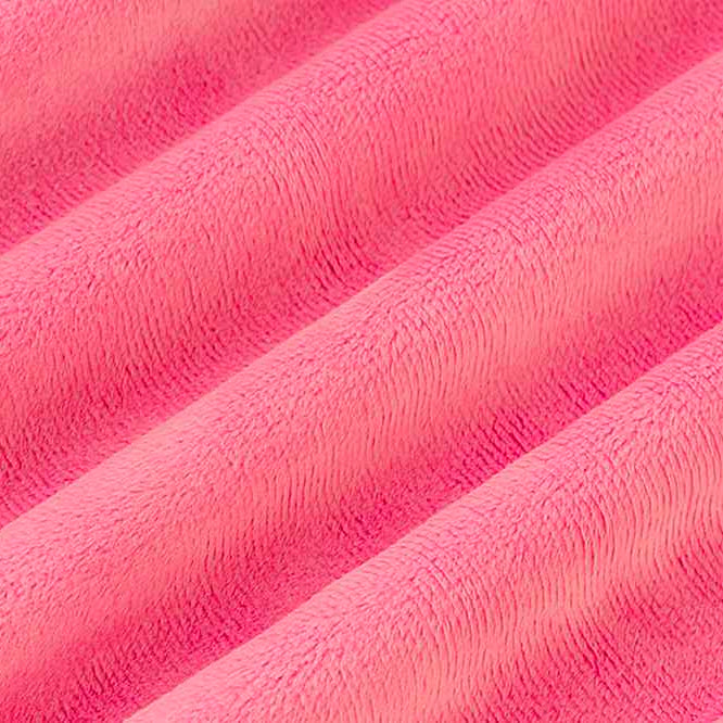 Hot Pink Solid Cuddle 3 58/60" Fabric per yard