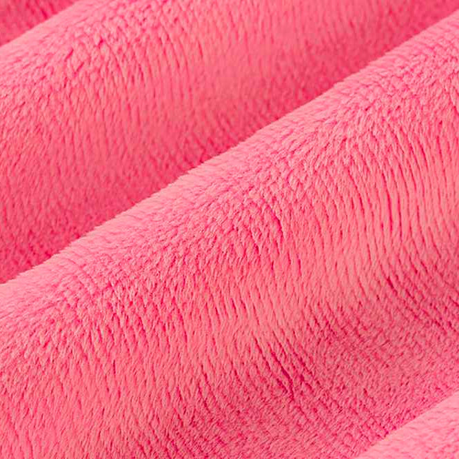 Hot Pink Solid Cuddle 3 58/60" Fabric per yard