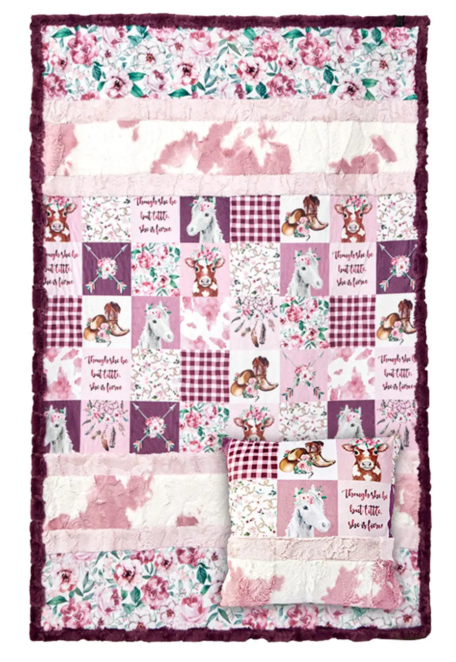 Howdy,Darlin' Picture Perfect Cuddle Kit 38Inx58In