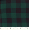 Hunter / Black Buffalo Plaid 45" wide Fabric per yard