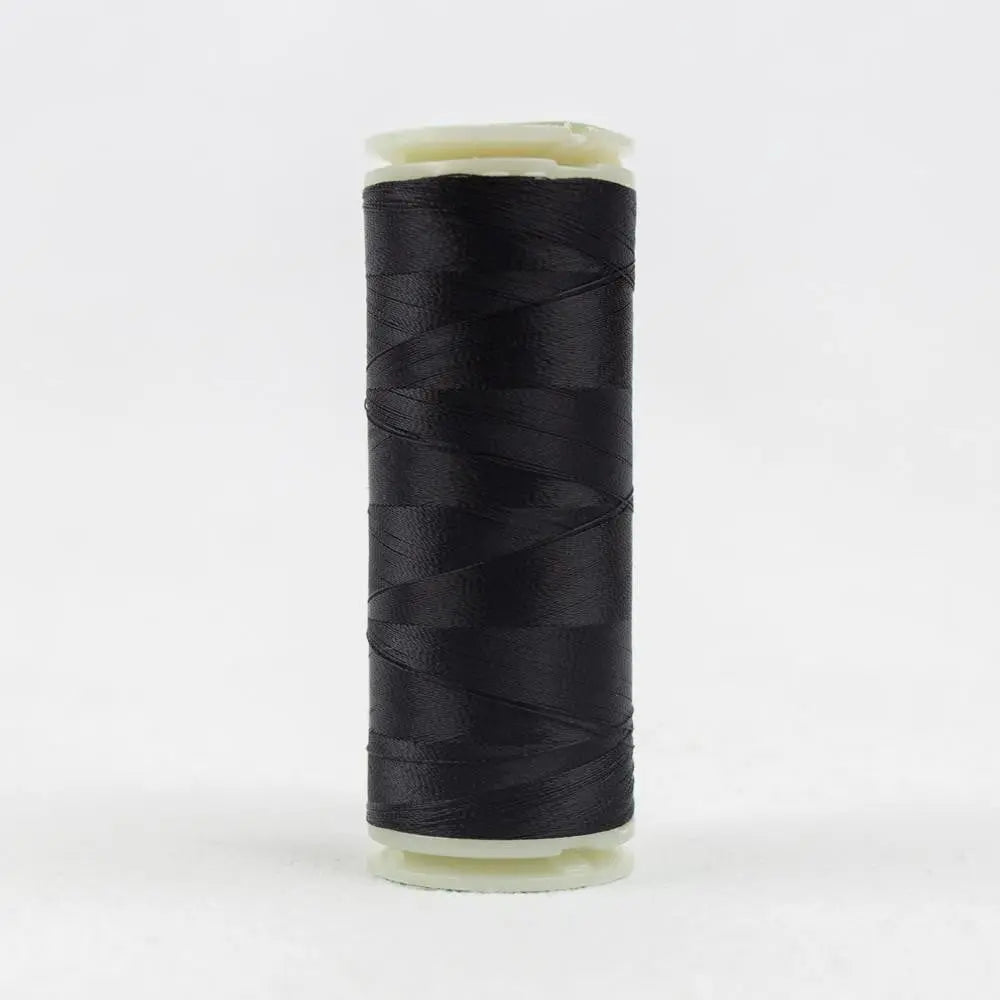 IF101 - InvisaFil™ 100wt Cottonized Polyester Black Thread
