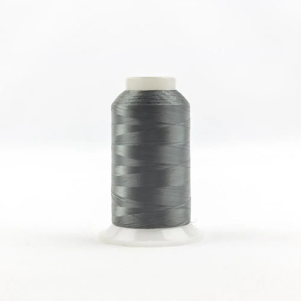 IF122 - InvisaFil™ 100wt Cottonized Polyester Dark Grey Thread