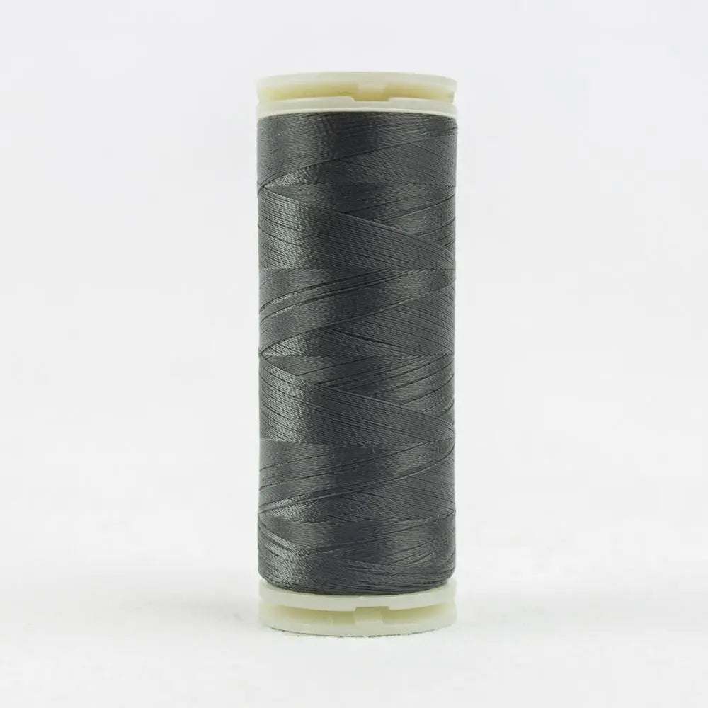 IF122 - InvisaFil™ 100wt Cottonized Polyester Dark Grey Thread