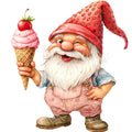 Ice Cream Gnome Fabric Panel 7