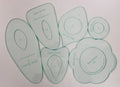 Indah Blossoms - Acrylic Template set