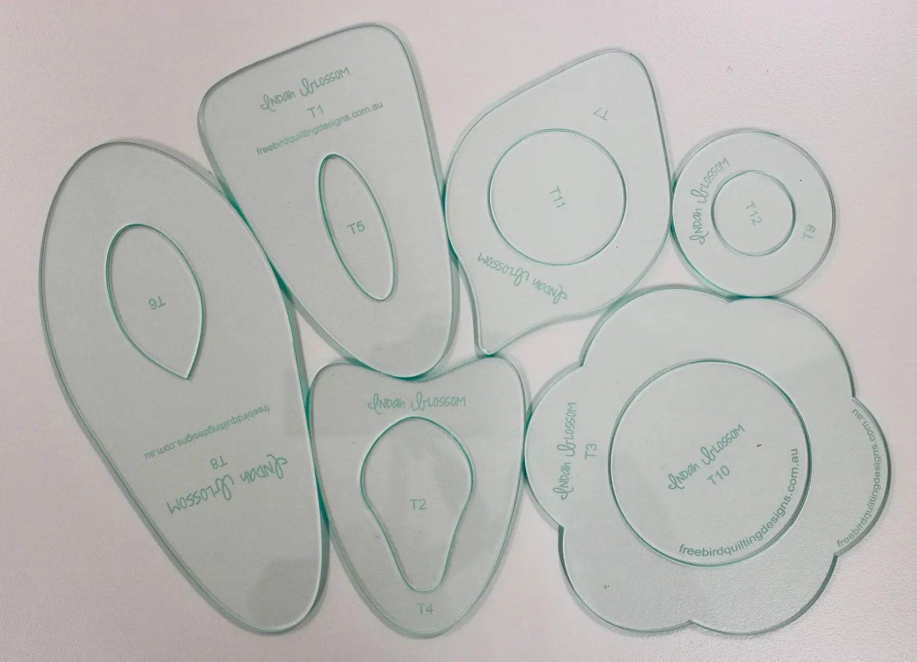 Indah Blossoms - Acrylic Template set
