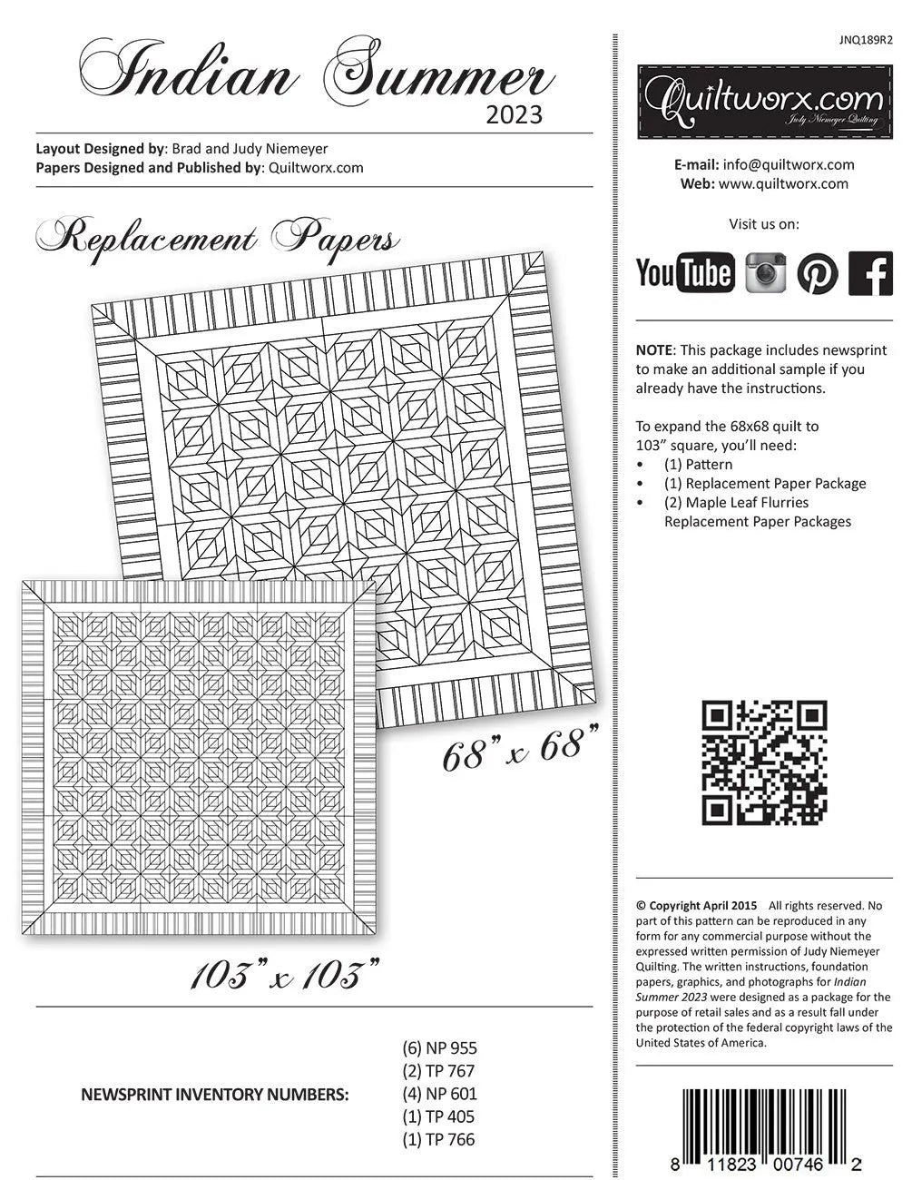 Indian Summer 2023 Replacement Papers