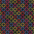 Inspired Blooms - Chalk Lattice - Black 44" / 45" Fabric Per Yard