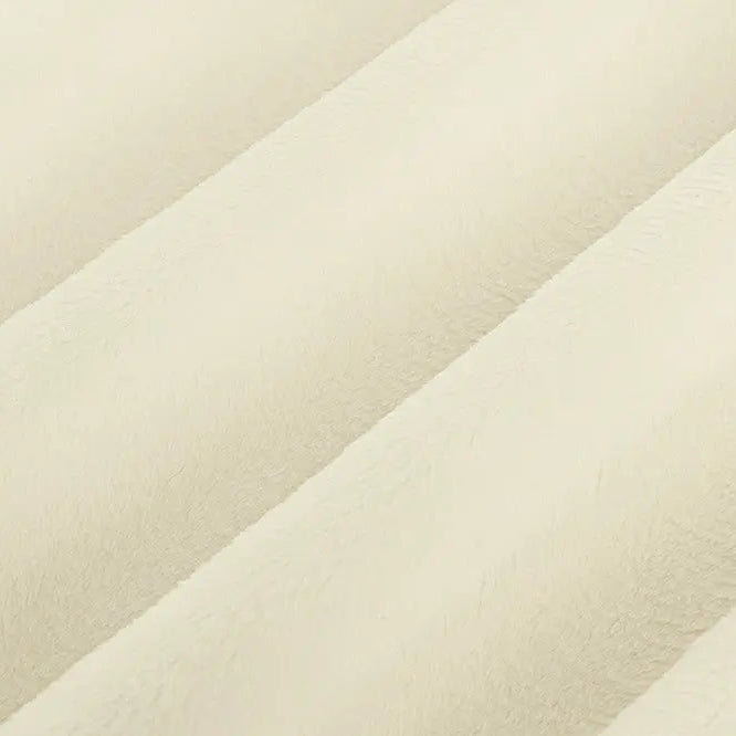 Ivory Solid Cuddle 3 58/60" Fabric per yard