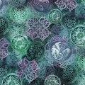 Jade Elemental Magic Cotton 43"/44" Fabric Per Yard