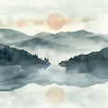 Japandi Art Nature Fabric Panel 11