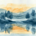 Japandi Art Nature Fabric Panel 3