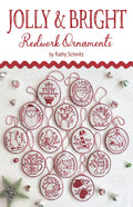 Jolly & Bright Redwork Ornaments