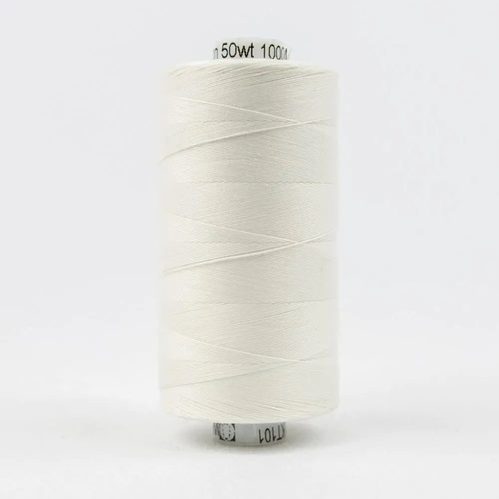 KT101 - Konfetti™ 50wt Egyptian Cotton Soft White Thread