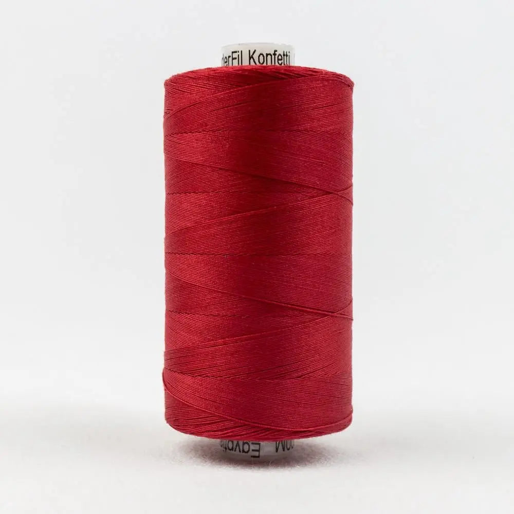 KT302 - Konfetti™ 50wt Egyptian Cotton Christmas Red Thread