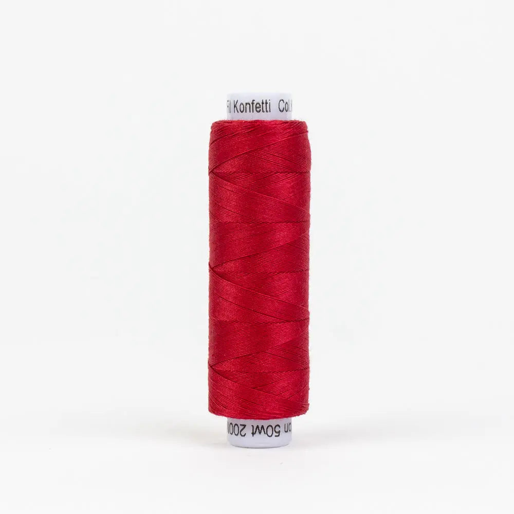 KT302 - Konfetti™ 50wt Egyptian Cotton Christmas Red Thread