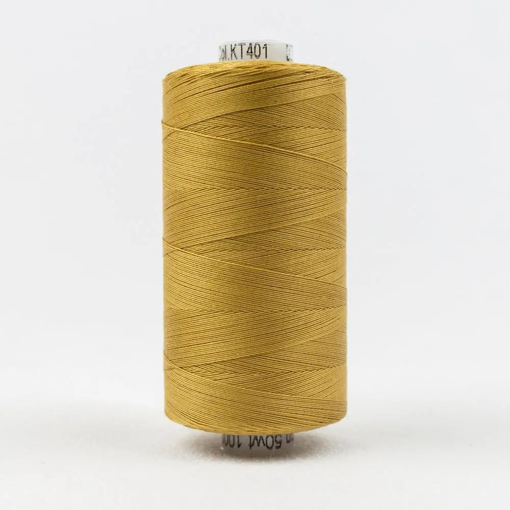 KT401 - Konfetti™ 50wt Egyptian Cotton Dark Gold Thread